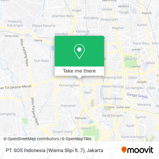 PT. SOS Indonesia (Wisma Slipi lt. 7) map