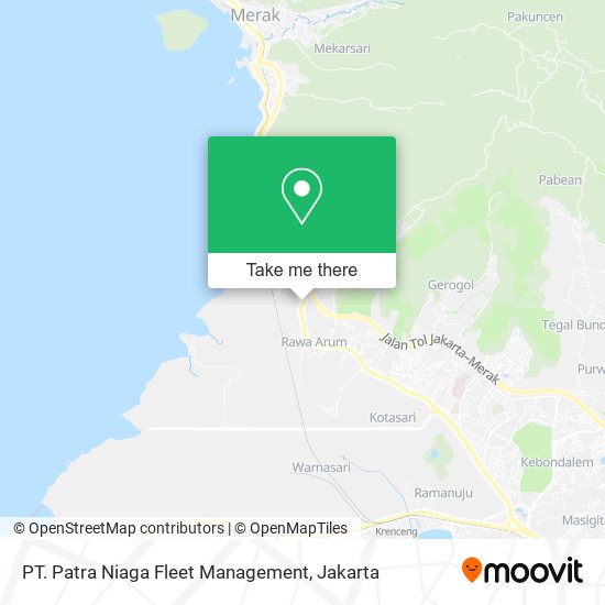 PT. Patra Niaga Fleet Management map