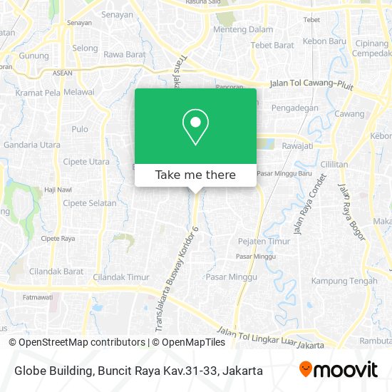 Globe Building, Buncit Raya Kav.31-33 map