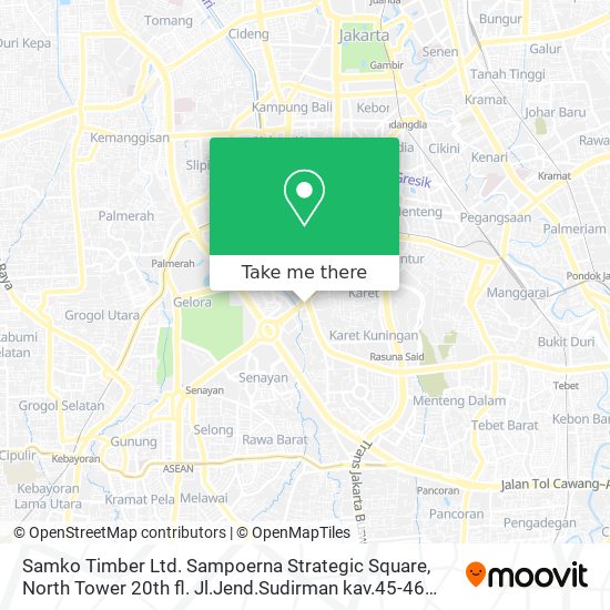 Samko Timber Ltd. Sampoerna Strategic Square, North Tower 20th fl. Jl.Jend.Sudirman kav.45-46 Jakar map