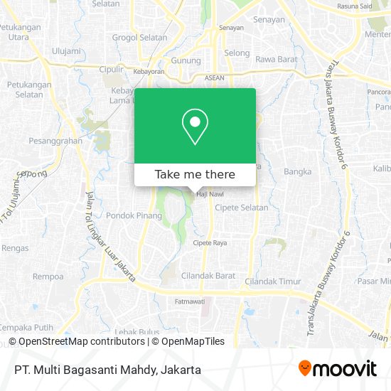 PT. Multi Bagasanti Mahdy map