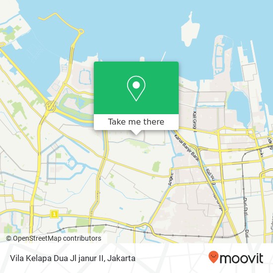 Vila Kelapa Dua   Jl janur II map