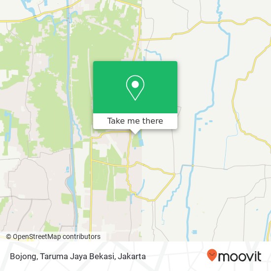 Bojong, Taruma Jaya Bekasi map