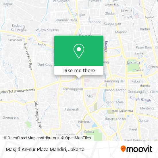 Masjid An-nur Plaza Mandiri map