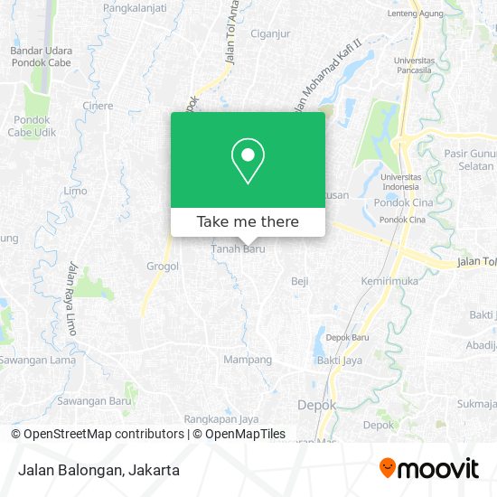 Jalan Balongan map