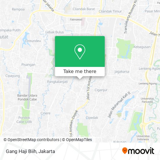 Gang Haji Biih map