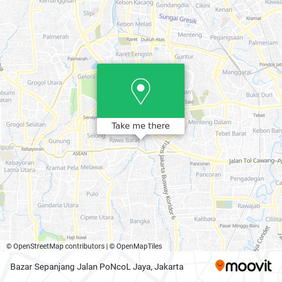 Bazar Sepanjang Jalan PoNcoL Jaya map