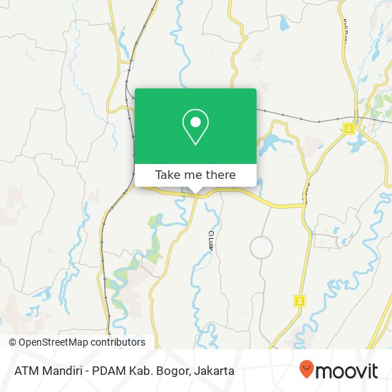 ATM Mandiri - PDAM Kab. Bogor map