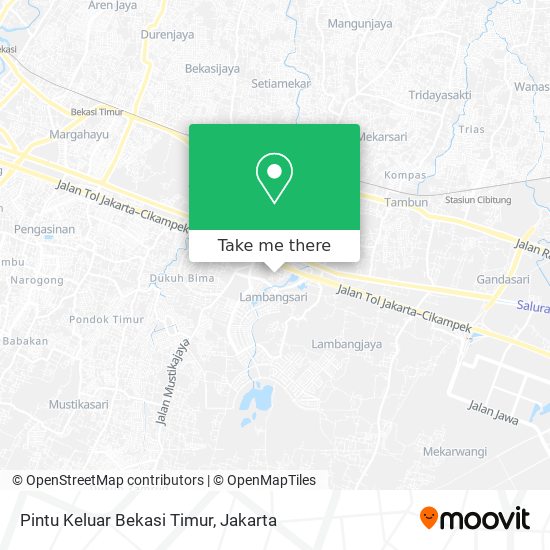 Pintu Keluar Bekasi Timur map