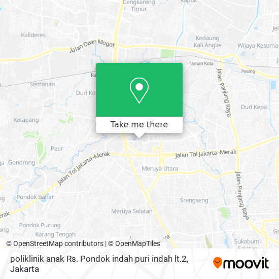 poliklinik anak Rs. Pondok indah puri indah lt.2 map