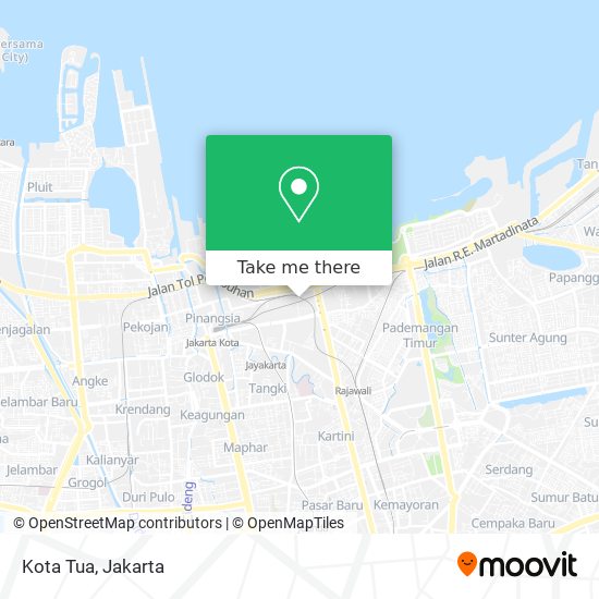 Kota Tua map