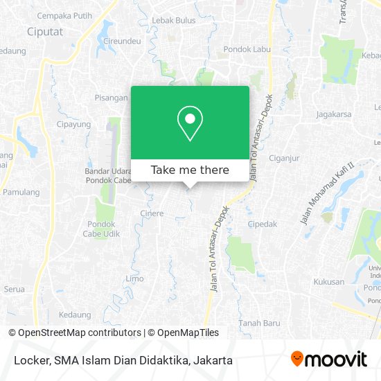 Locker, SMA Islam Dian Didaktika map