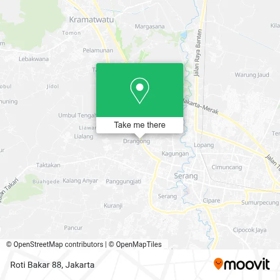Roti Bakar 88 map