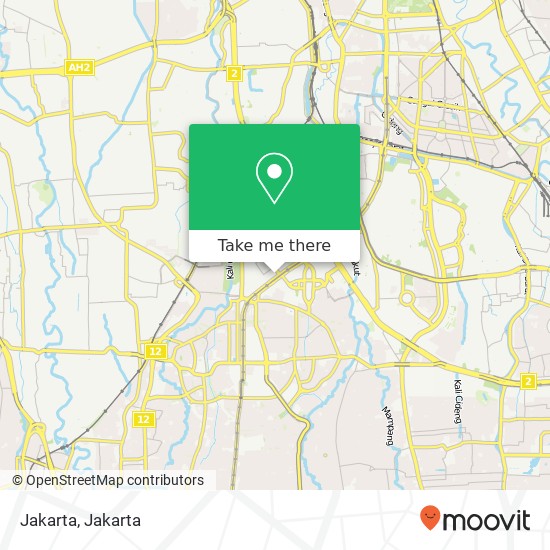 Jakarta map