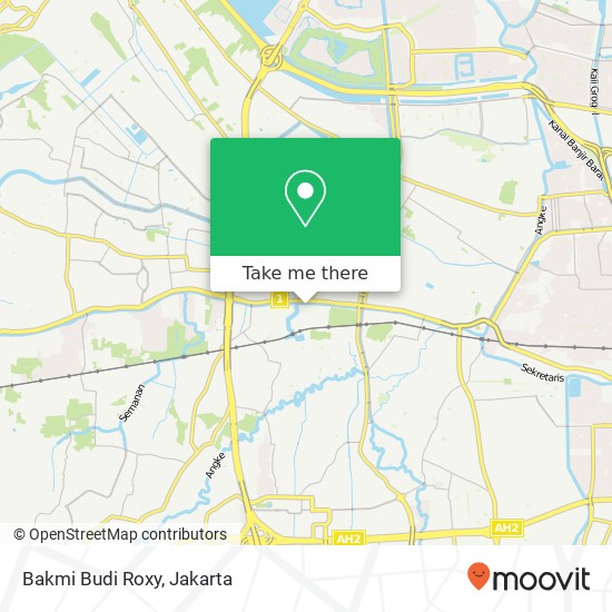 Bakmi Budi Roxy map