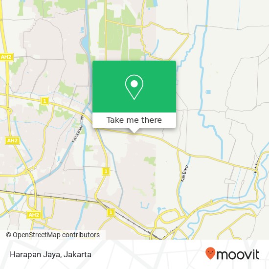 Harapan Jaya map