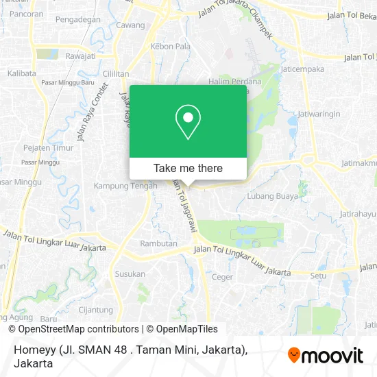 Homeyy (Jl. SMAN 48 . Taman Mini, Jakarta) map