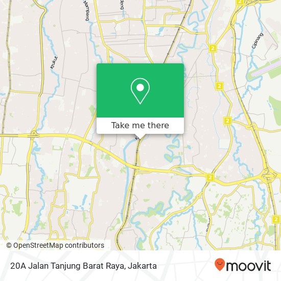 20A Jalan Tanjung Barat Raya map