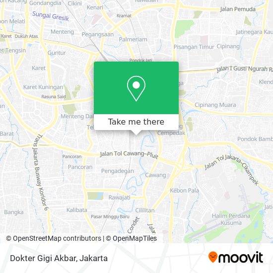 Dokter Gigi Akbar map