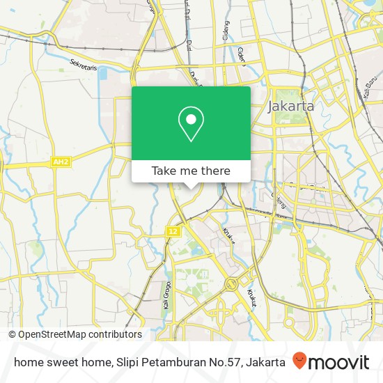 home sweet home, Slipi  Petamburan No.57 map