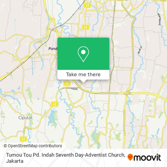 Tumou Tou Pd. Indah Seventh Day-Adventist Church map