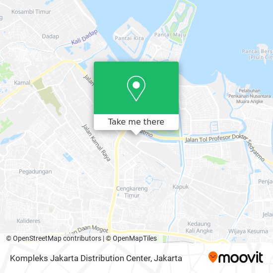 Kompleks Jakarta Distribution Center map