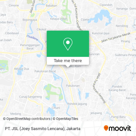 PT. JSL (Joey Sasmito Lencana) map