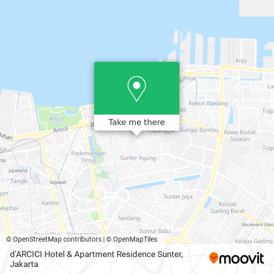 d'ARCICI Hotel & Apartment Residence Sunter map