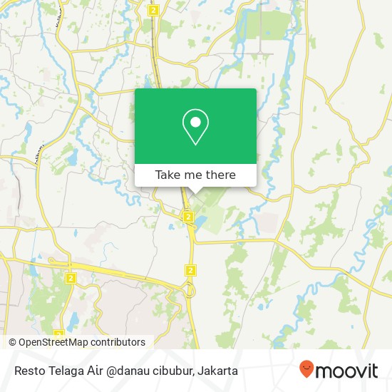Resto Telaga Αι̇r @danau cibubur map