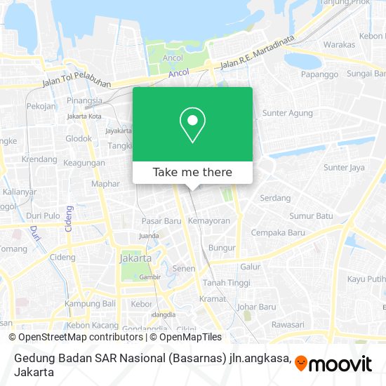 Gedung Badan SAR Nasional (Basarnas) jln.angkasa map