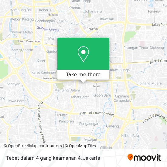 Tebet dalam 4 gang keamanan 4 map