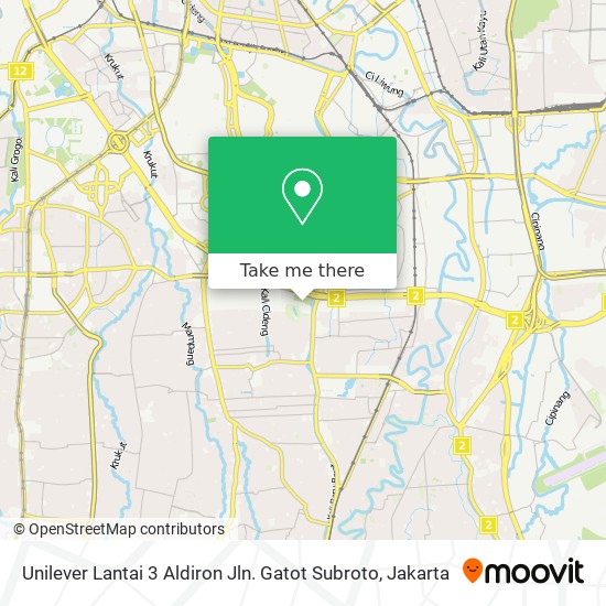 Unilever Lantai 3 Aldiron Jln. Gatot Subroto map