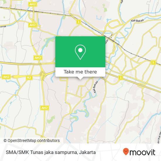 SMA/SMK Tunas jaka sampurna map