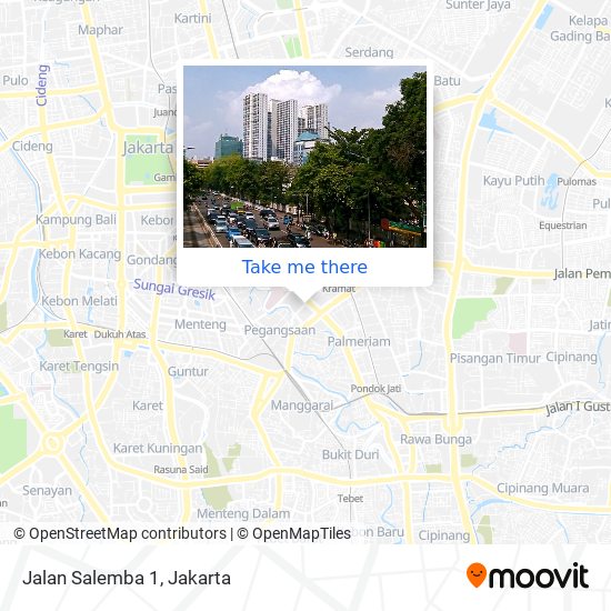 Jalan Salemba 1 map