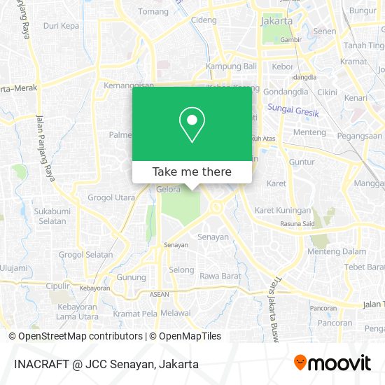 INACRAFT @ JCC Senayan map