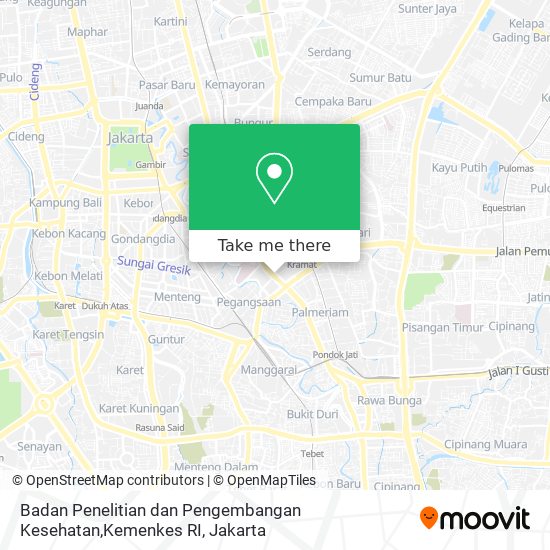 Badan Penelitian dan Pengembangan Kesehatan,Kemenkes RI map