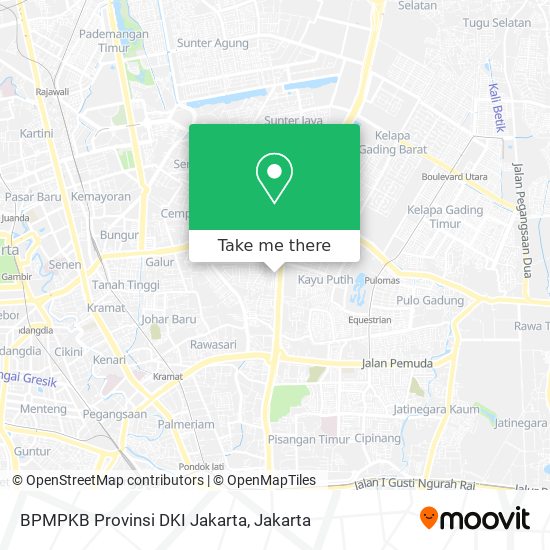 BPMPKB Provinsi DKI Jakarta map