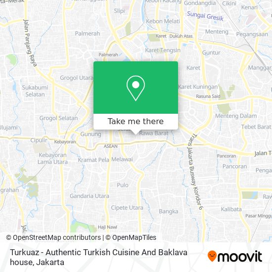 Turkuaz - Authentic Turkish Cuisine And Baklava house map