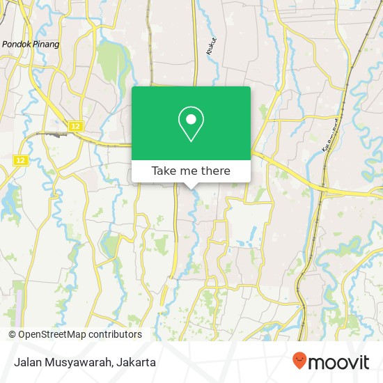Jalan Musyawarah map