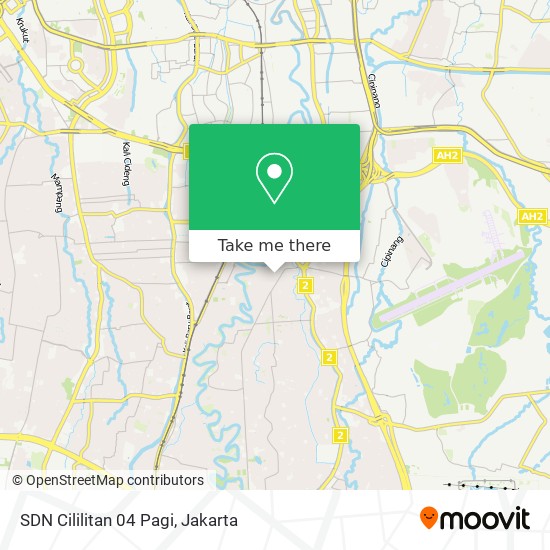 SDN Cililitan 04 Pagi map