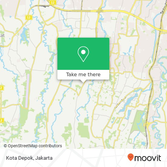 Kota Depok map