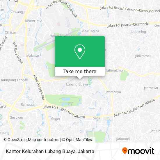 Kantor Kelurahan Lubang Buaya map