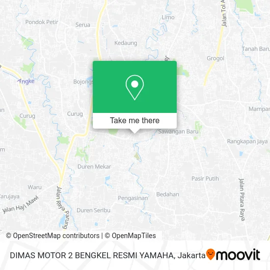 DIMAS MOTOR 2 BENGKEL RESMI YAMAHA map