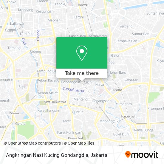 Angkringan Nasi Kucing Gondangdia map