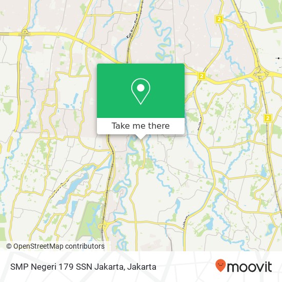 SMP Negeri 179 SSN Jakarta map