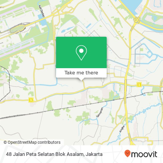 48 Jalan Peta Selatan Blok Asalam map