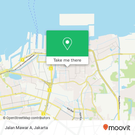 Jalan Mawar A map