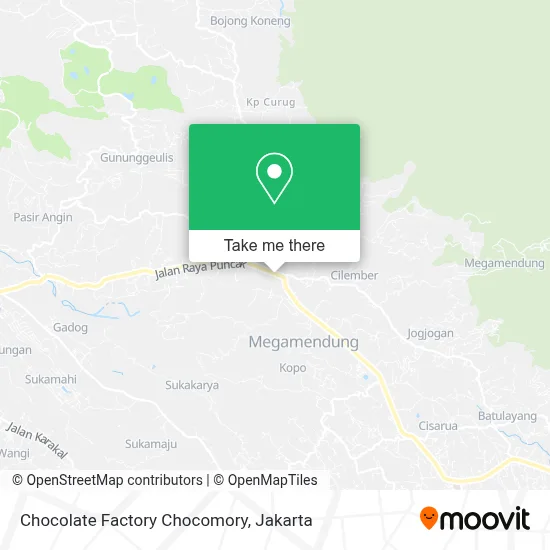 Chocolate Factory Chocomory map