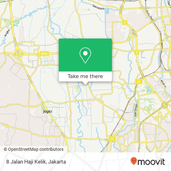 8 Jalan Haji Kelik map