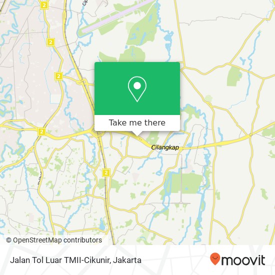 Jalan Tol Luar TMII-Cikunir map